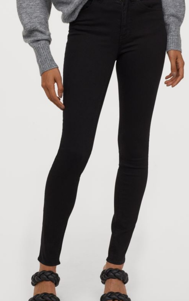 High waisted jeans